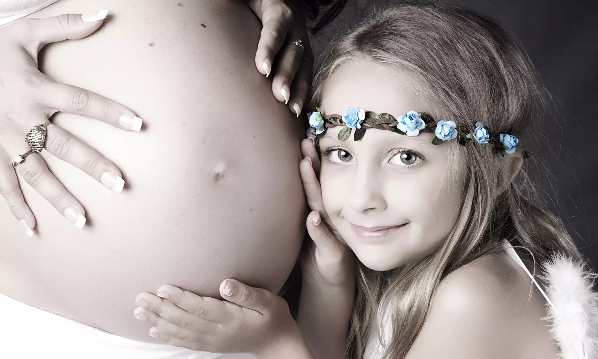 Maternity Photo Shoot Packages with Hair and Makeup Session at Glamour Shots ( Up to 89% Off )   - Primary Image