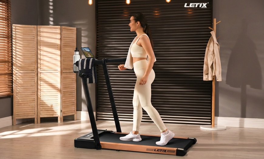 Image 10: Tapis roulant 2-in-1 “FoldPro” di LetixSports®