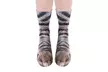 1 ou 2 paires de chaussettes 3D pieds d'animaux - Second Medium