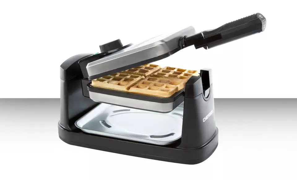 $29.99 for a Chefman Square Rotating Belgian Waffle Maker ($59.95 List Price). Free Shipping and Returns. - Primary Image