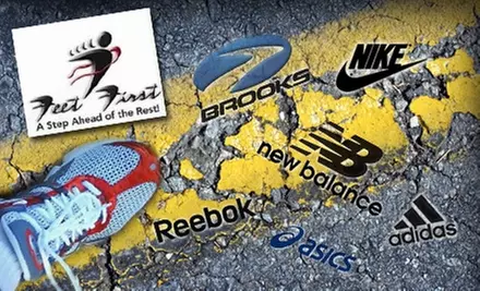 $25 for $50 Worth of Athletic Shoes and Apparel at Feet First - Primary Image