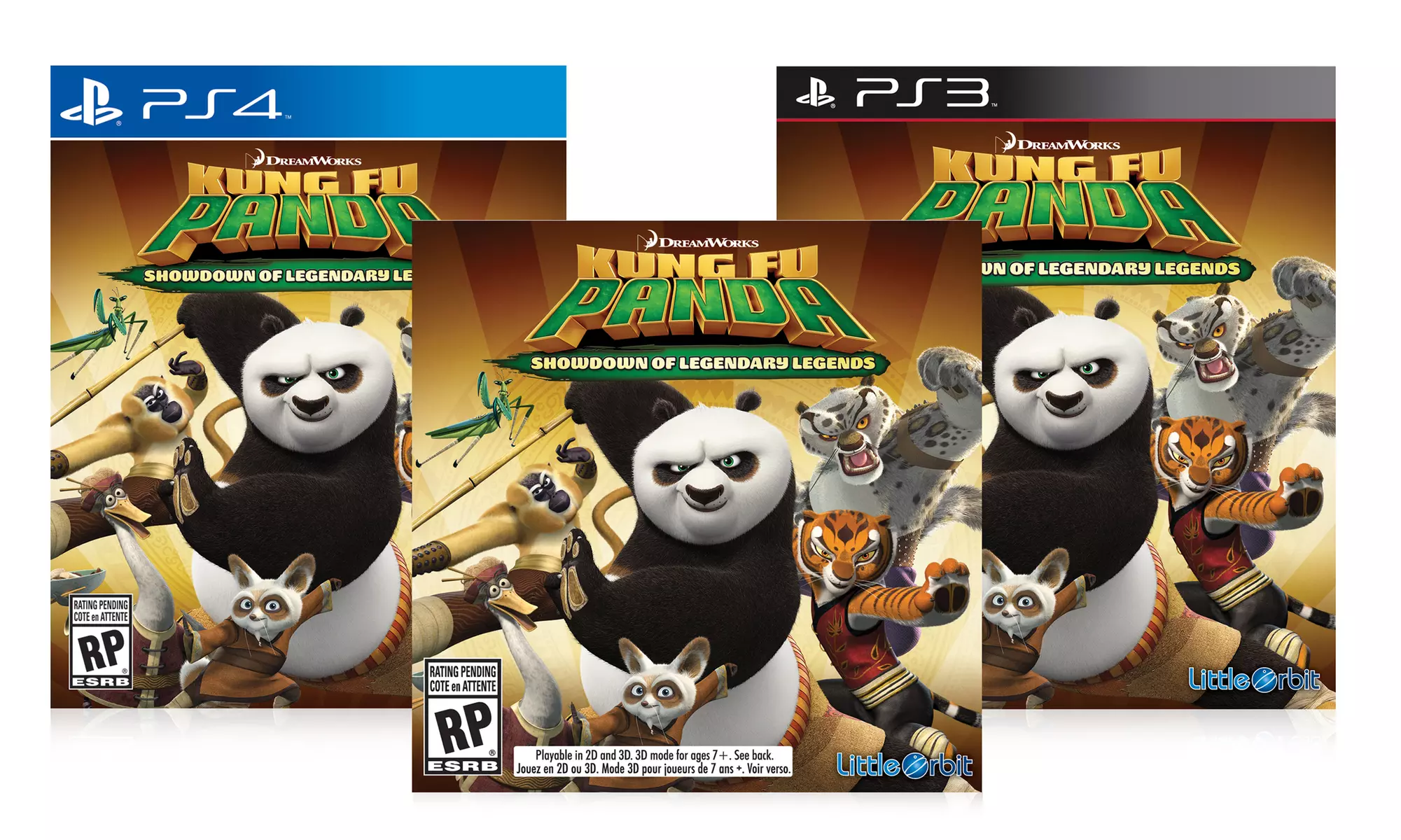 Kung Fu Panda Showdown of Legendary Legends for PS4, PS3, or Nintendo 3DS - Primary Image