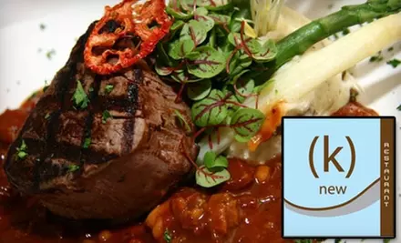 $12 for $25 Worth of Eclectic Cuisine at (k)new - Primary Image