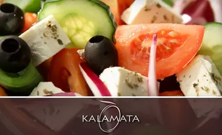 $15 for $30 Worth of Mediterranean Fare and Drinks at Kalamata Greek Restaurant in Etobicoke - Primary Image