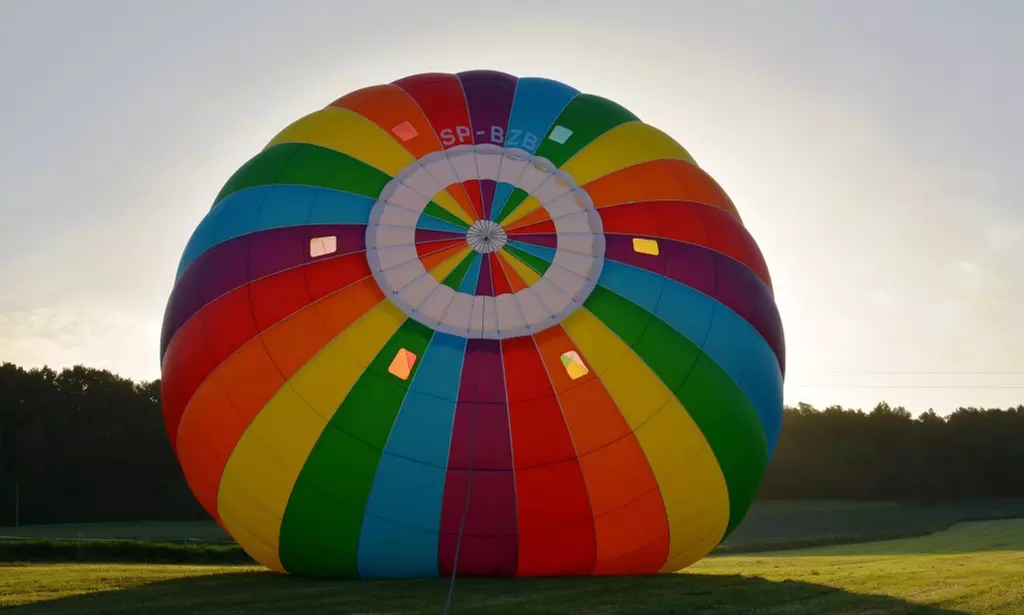 Lot balonem dla 2 osób z certyfikatem, zdjęciem, transportem i więcej