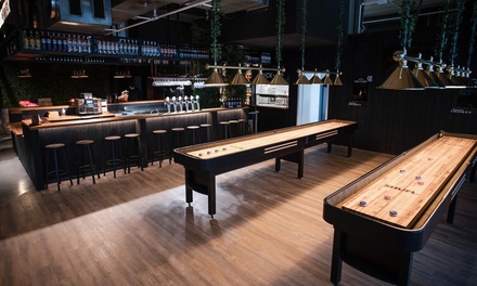 1 Std. Shuffleboard für bis zu 8 Personen (So.-Do.) - Woodcutter Hamburg