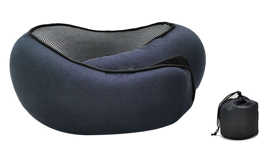 Image 6: Cuscino da viaggio in memory foam regolabile