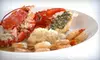 Classic American Meal for Two, Four, or Six at Capt's Waterfront Grill in Salem (Up to 63% Off)