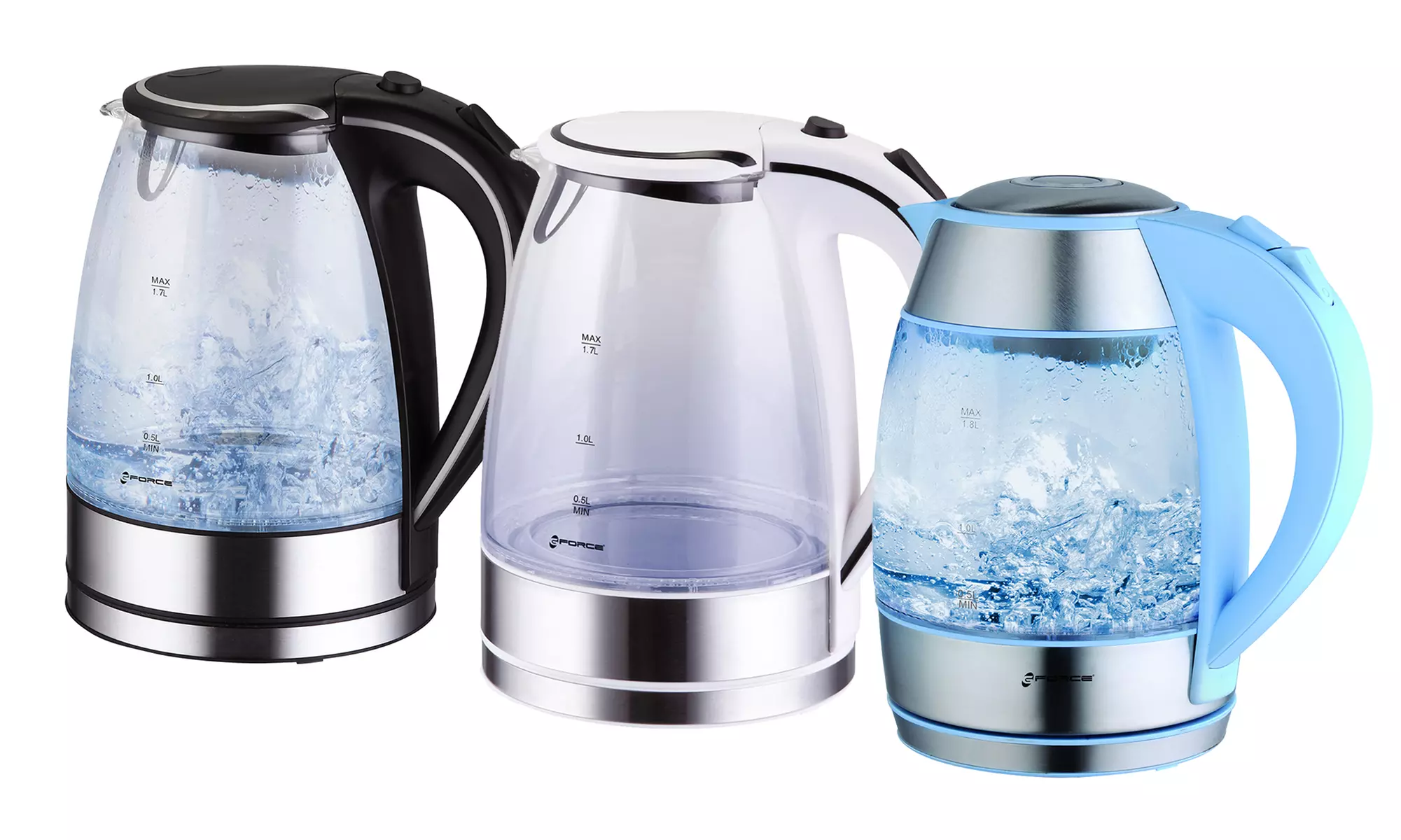 GForce Glass Electric Kettles - Primary Image