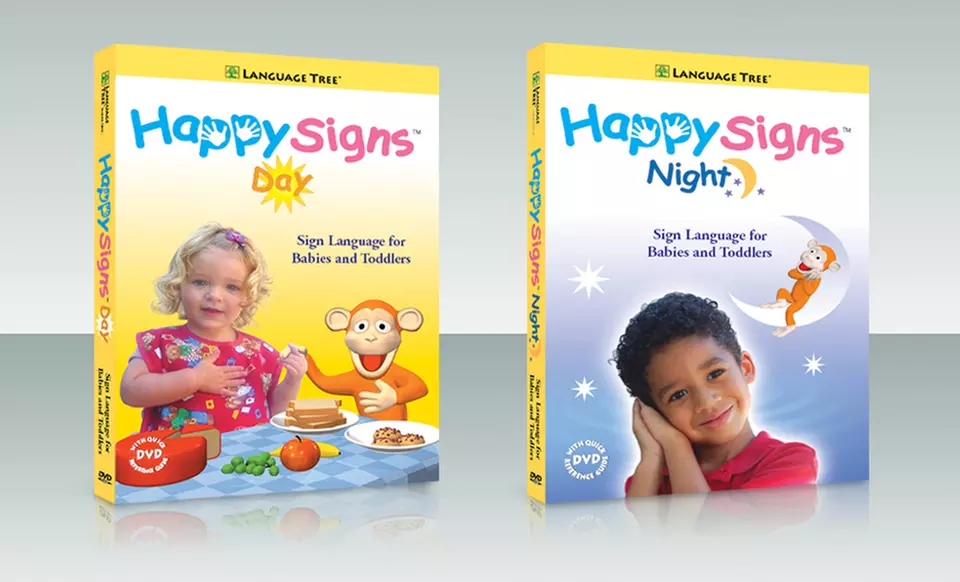 Baby Signs Signing for Babies and Toddlers 2-DVD Set. Free Returns. - Primary Image
