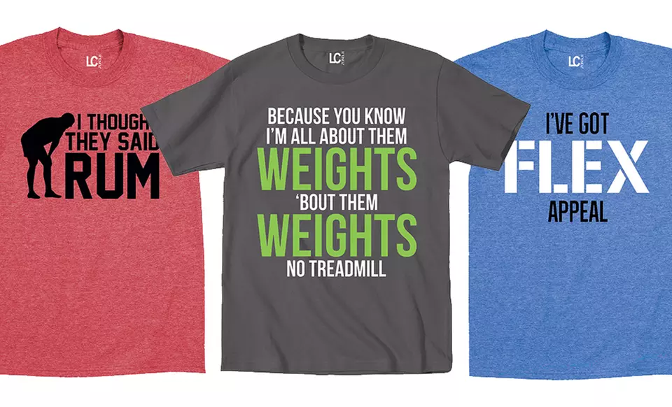 Men's Fitness-Themed T-Shirts - Primary Image
