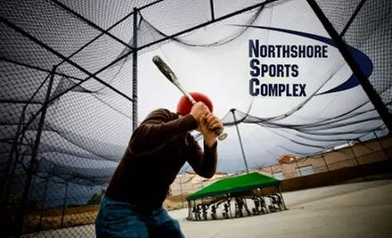 $15 for a One-Hour Rental of Batting or Pitching Cages at Northshore Sports Complex ($40 Value)   - Primary Image