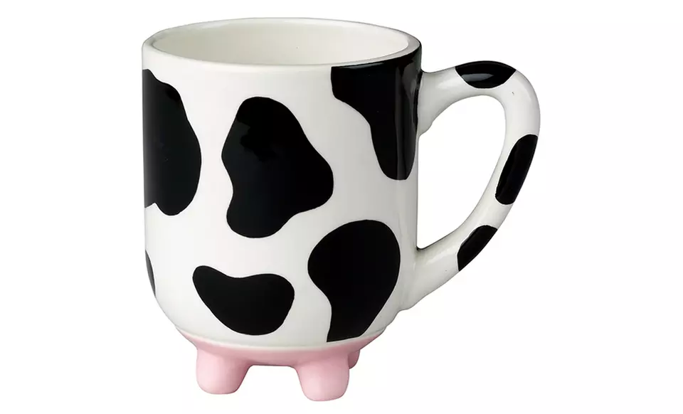 Udderly Cow Set of 2 Bowls or 20oz. Mugs - Second Medium