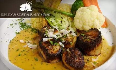 Half Off Seafood and Fusion Fare for Lunch or Dinner at Kinley's Restaurant & Bar - Primary Image