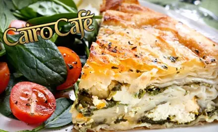 $7 for $15 Worth of Mediterranean Fare and Hookah Usage at Cairo Café - Primary Image