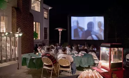 Outdoor Movie Party Rentals from FunFlicks Outdoor Movies. Two Options Available. - Primary Image