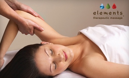$39 for a 55-Minute Therapeutic Massage from Elements Therapeutic Massage - Primary Image