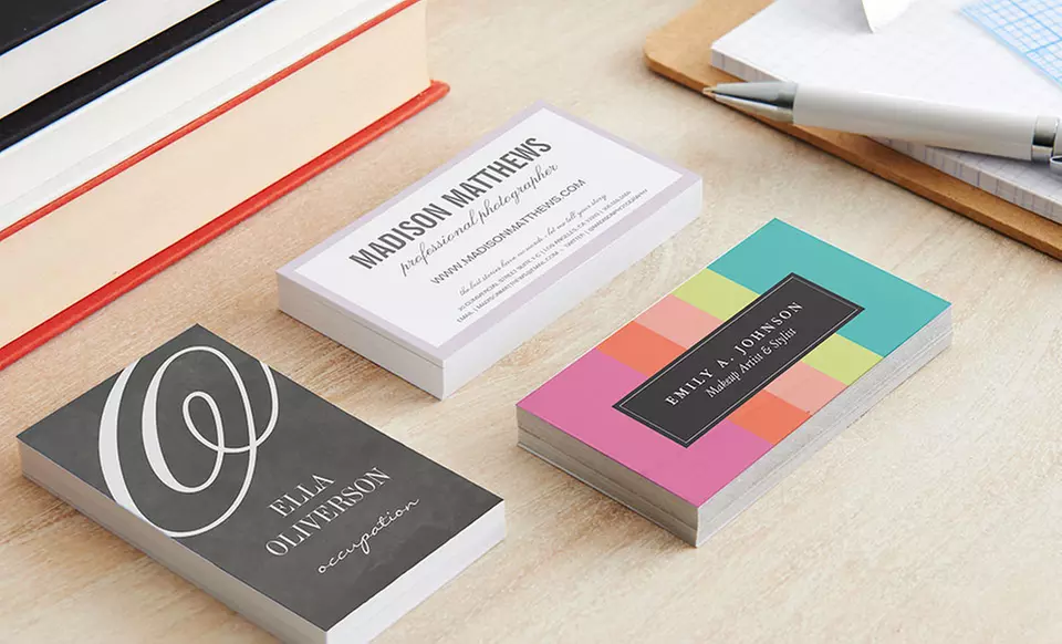100 or 200 Standard or Ultra-Thick Personalized Business Cards from Zazzle (Up to 59% Off) - Second Medium