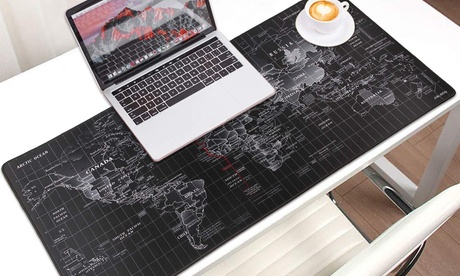 Tappetino mappa del mondo per scrivania