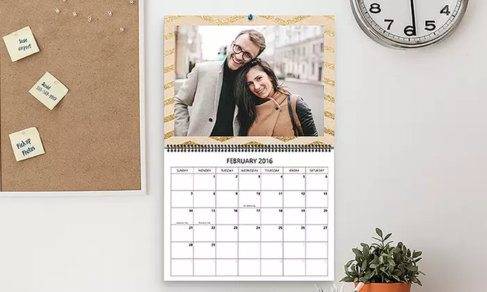One, Two, Three, or Five Custom Photo Calendars from Staples (Up to 68% Off) - Primary Image