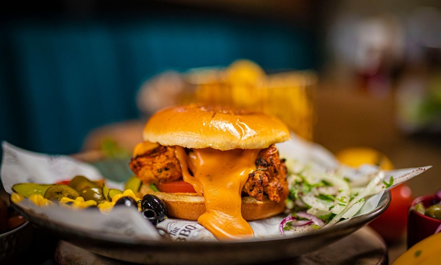 Image 10: Choice of Burger Chips and Drink for One, Two or Four at Bbq Hut