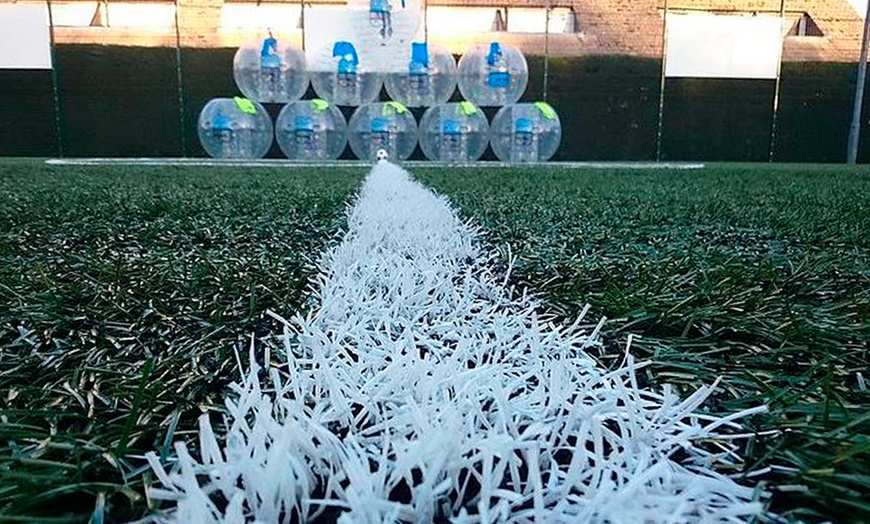 Image 4: Bubble Football and Drinks for 12