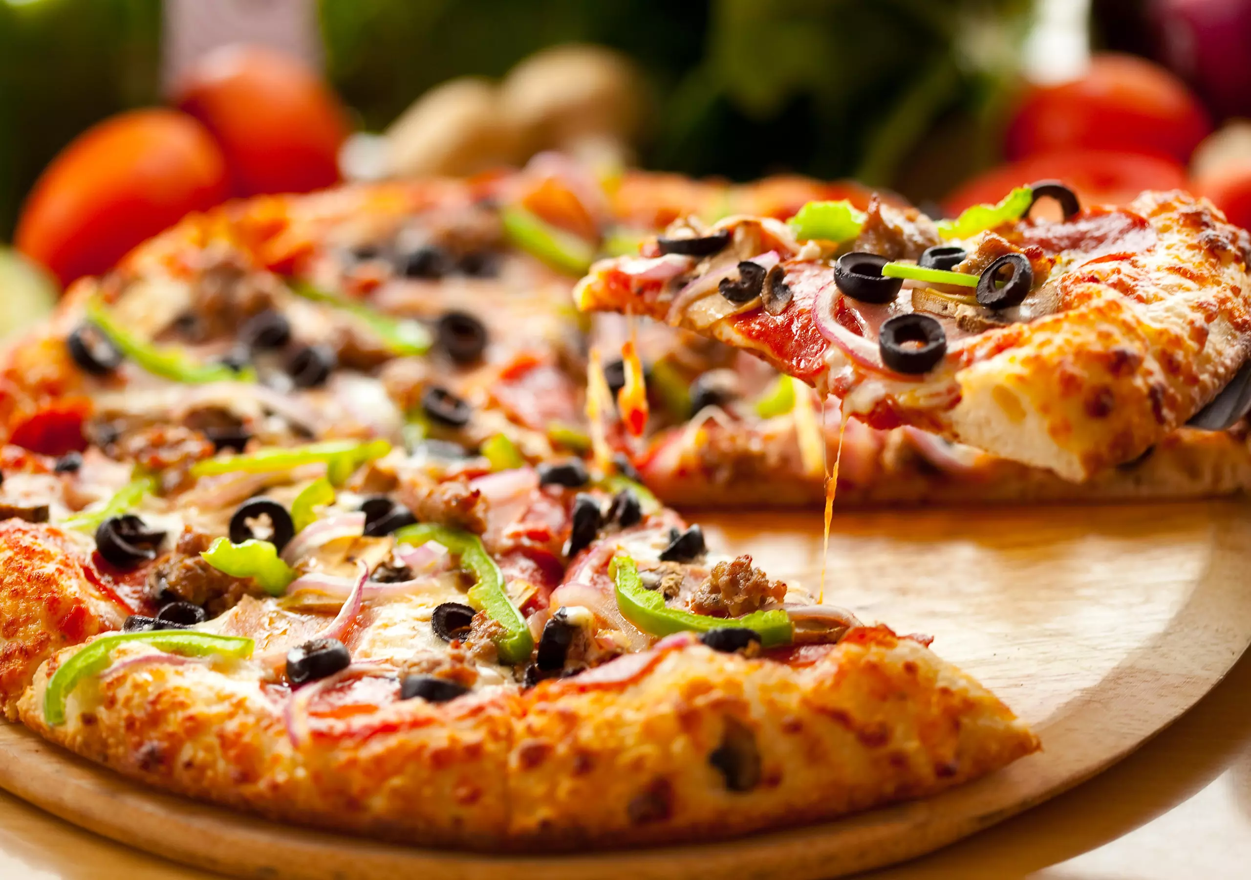 One Small House Salad with Purchase of Large 1 Topping Pizza at Spice Town - Primary Image