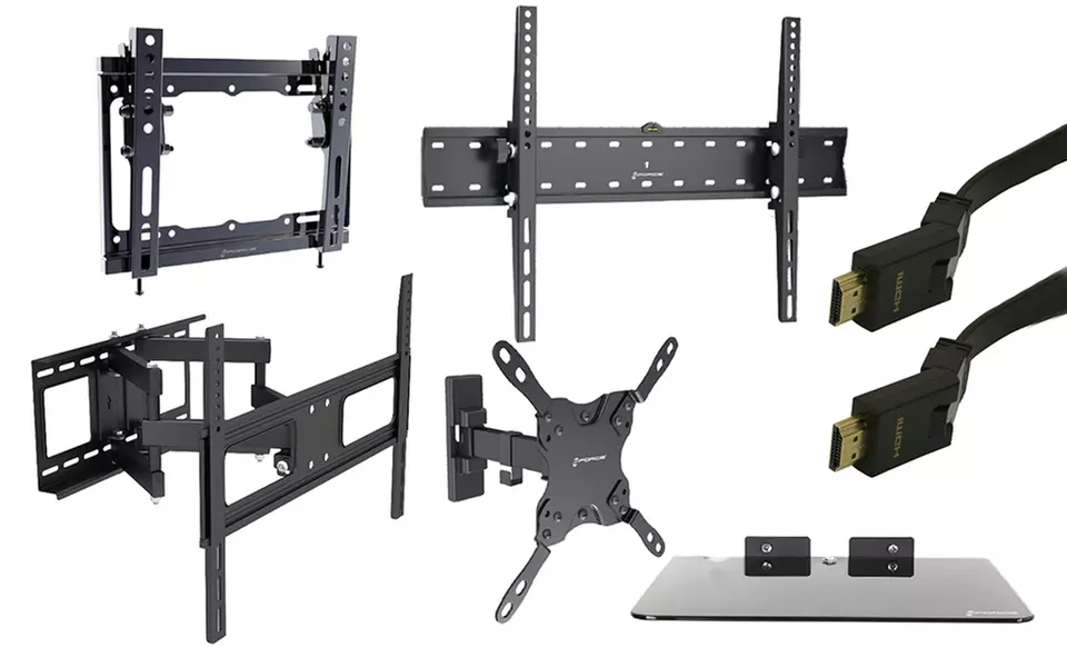 GForce Fixed/Tilt/Full-Motion TV Mounting Kits with Accessories - Primary Image