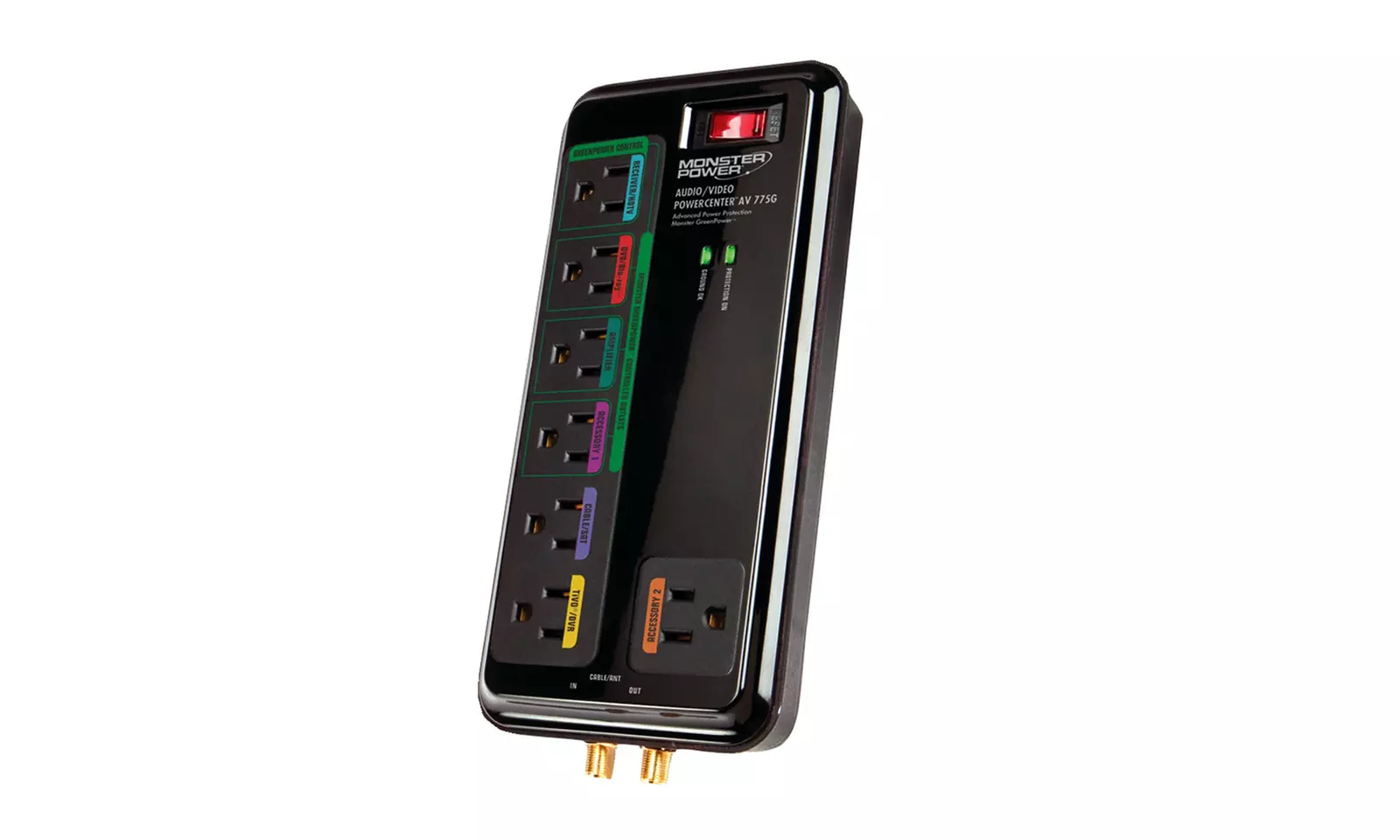 Monster MP AV 775G Audio Video PowerCenter with Monster GreenPower (Manufacturer Refurbished) - Second Medium