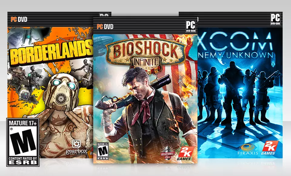 Bioshock Infinite, Borderlands 2, or XCOM: Enemy Unknown PC/Mac Download Card - Primary Image