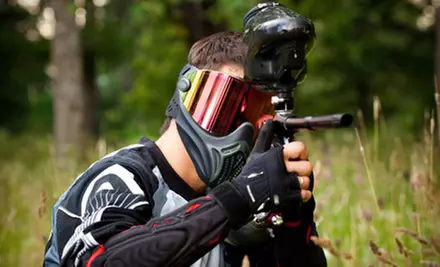 All-Day-Play Paintball Package for One or Four Players at BlitZkrieg Paintball (Up to 51% Off) - Primary Image