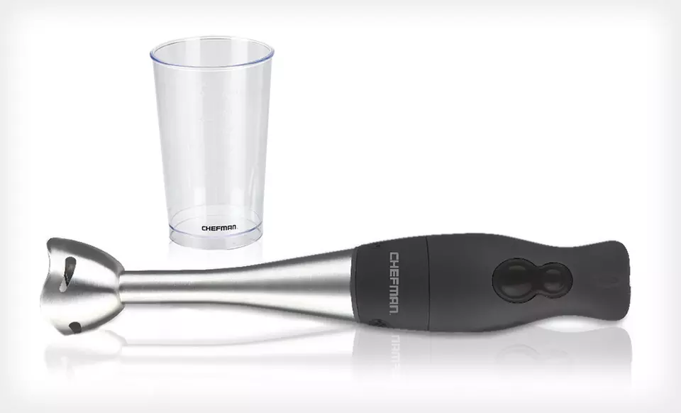 $23 for a Chefman Handheld Blender ($49.99 List Price). Five Colors Available. Free Shipping and Free Returns. - Second Medium