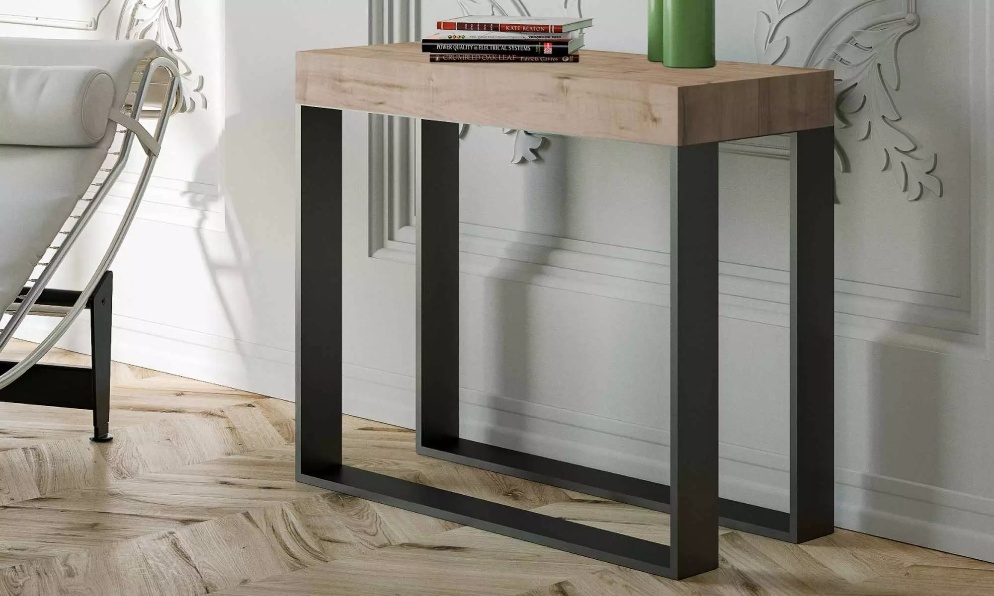 Mesa extensible modelo Elettra, con envío gratuito - Primary Image