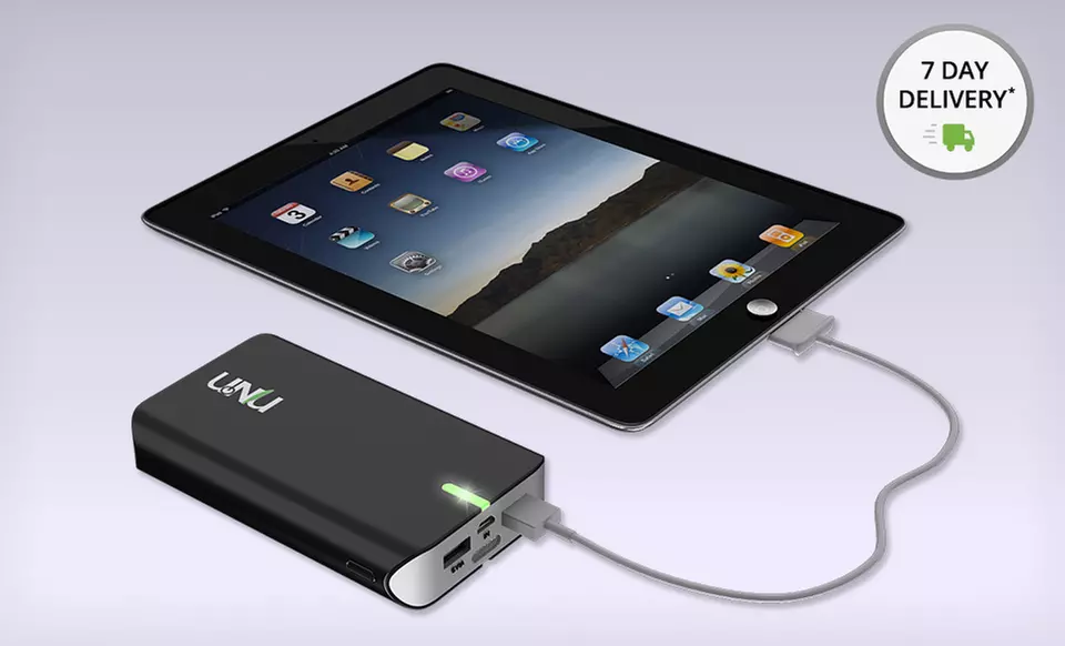 uNu 14,000mAh Dual-USB Battery Pack for Smartphones/Tablets. Free Returns. - Primary Image