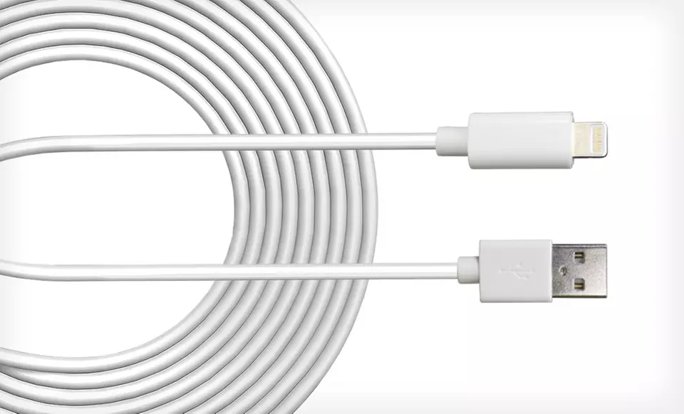 $14.99 for a Jivo 10-Foot Lightning to USB Power + Sync Cable for Select Apple Devices ($29.99 List Price). Free Returns - Primary Image