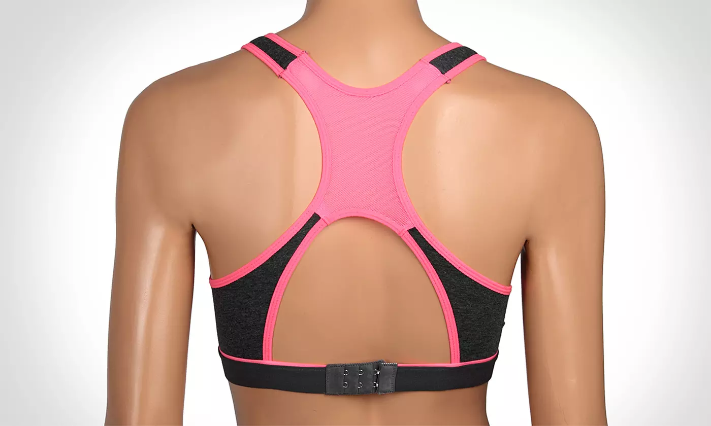 Regular and Plus-Size Sports Bras (6-Pack) - Second Medium