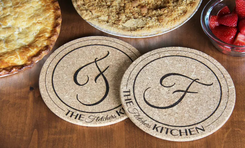 Two or Four Personalized Kitchen Hot Pads (Up to 50% Off) - Primary Image