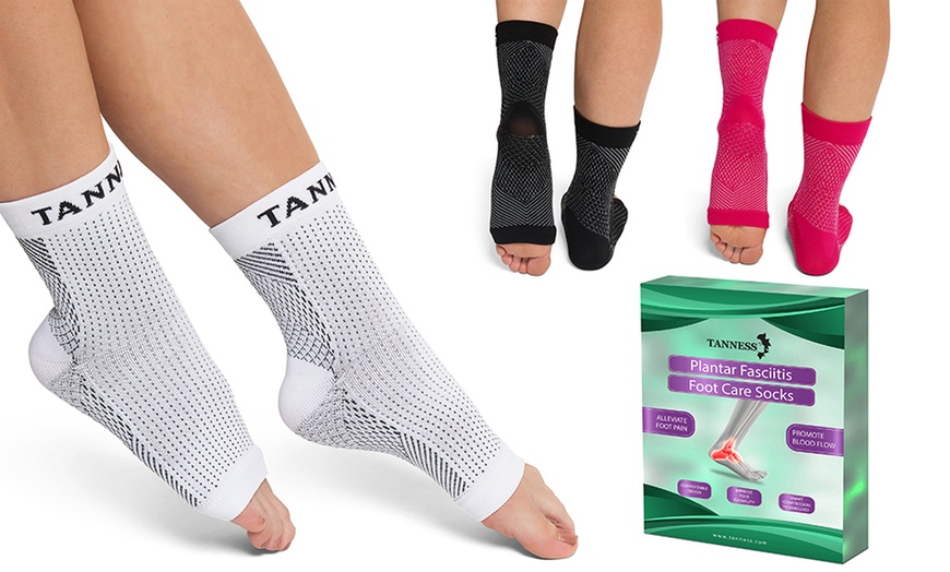 Image 1: Plantar Fasciitis Socks