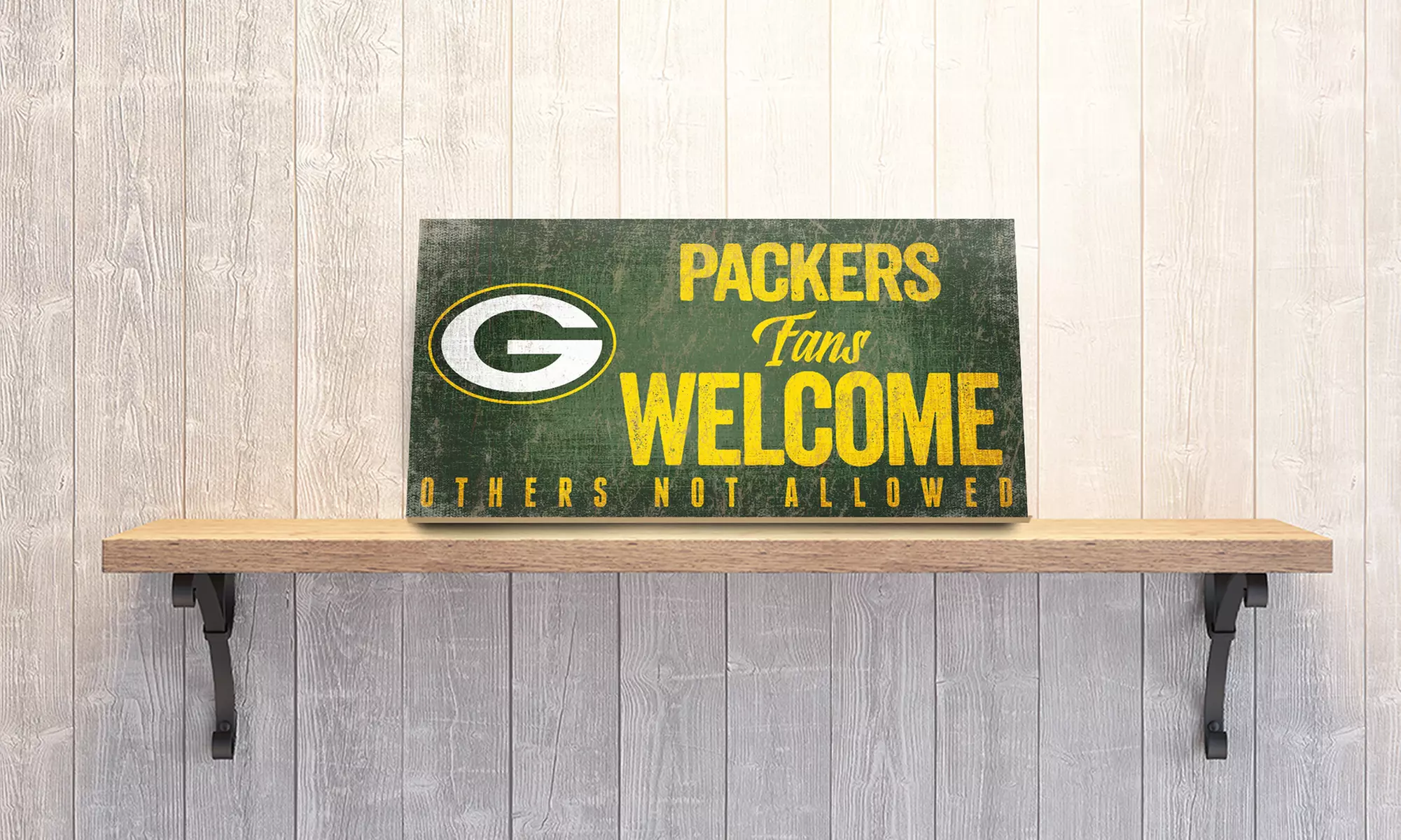 NFL Fan's Welcome Sign (6" x 12") - Primary Image