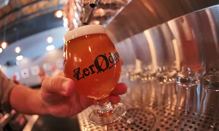 Beer Tasting Experience with Growlers for Two or Four at Zeroday Brewing (32% Off)  - Primary Image