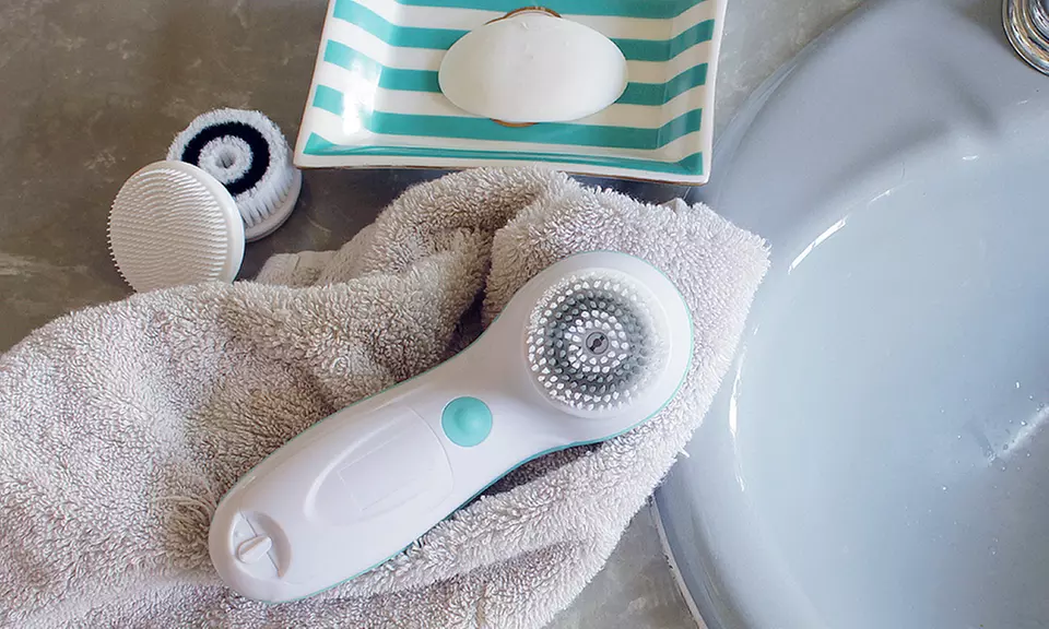 Ultimate Skin Spa Facial Cleanser and Massaging Brush System with Travel Case - Primary Image