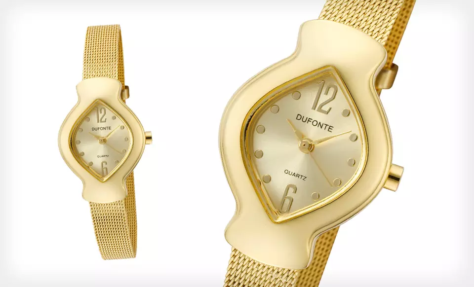 $7.99 for a Women's Dufonte Rhombus Watch in Silver or Gold (Up to $135 List Price) - Second Medium