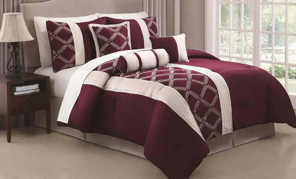 $69.99 for a Hyde Park 7-Piece Comforter Set ($230 List Price). Multiple Colors Available. Free Shipping and Returns. - Second Medium