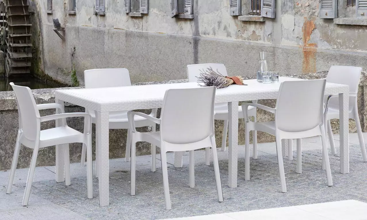 Ausziehbarer rechteckiger Tisch „Sun“ für den Außenbereich