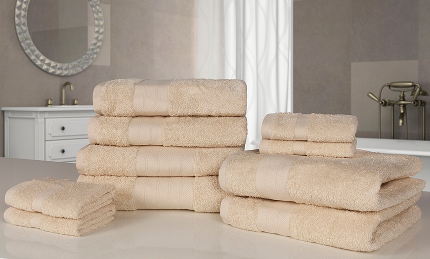 Image 12: 10-Piece Egyptian Cotton Towel