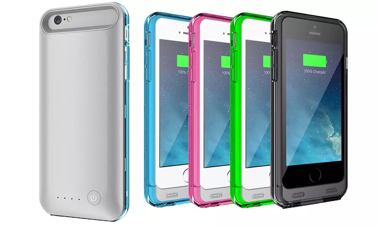 Mota Apple-Certified Extended-Battery Case for iPhone 4/4s/5/5s/6/6 Plus/7 or 7 Plus - Primary Image