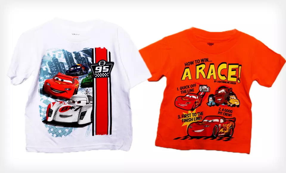 $8.99 for a Disney Pixar Cars Infant or Toddler T-Shirt ($16 List Price). Multiple Options Available. Free Returns. - Second Medium