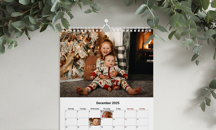 Image 4: One, Two, Three, Four, Five, or Ten Personalized A3 Photo Calendar 