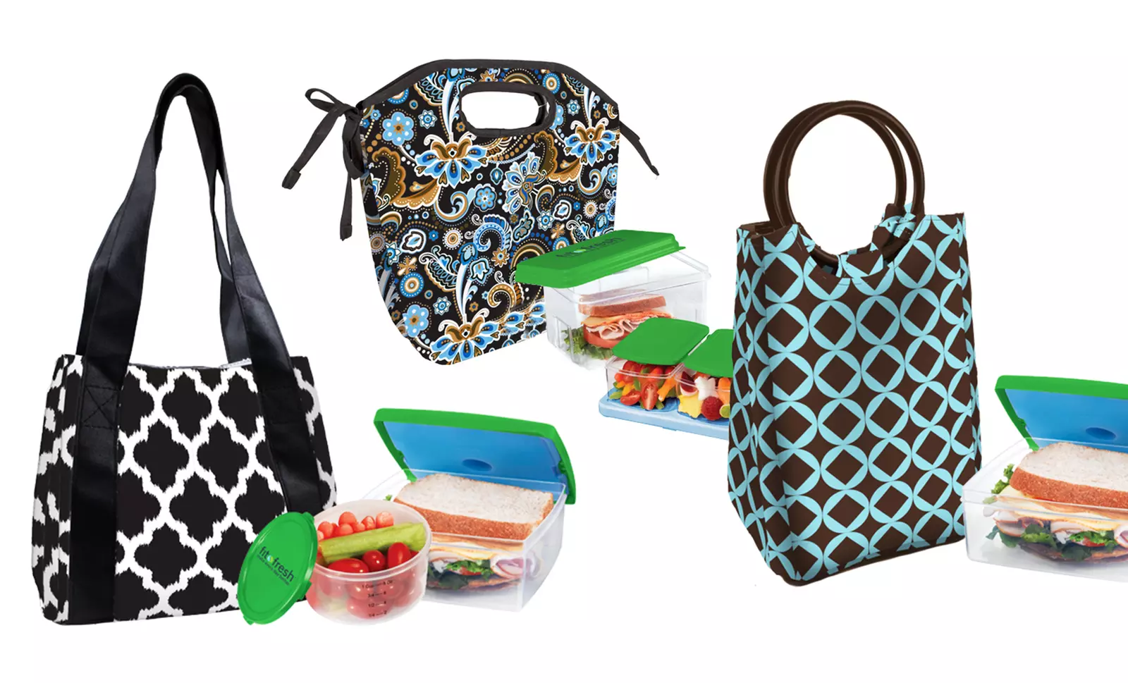 Fit & Fresh Designer Lunch Bag Kits and Containers from $13.99–$18.99 - Primary Image