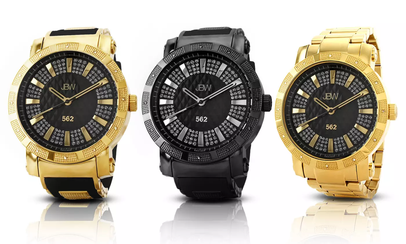JBW 562 Men's Diamond Watches with Swiss Quartz from $139.99 to $149.99 - Primary Image